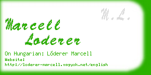marcell loderer business card